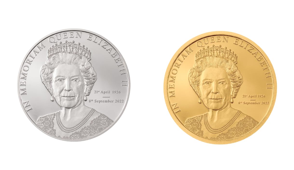 TREASURE WORLD COLLECTIBLES In Memoriam Queen Elizabeth II Silver